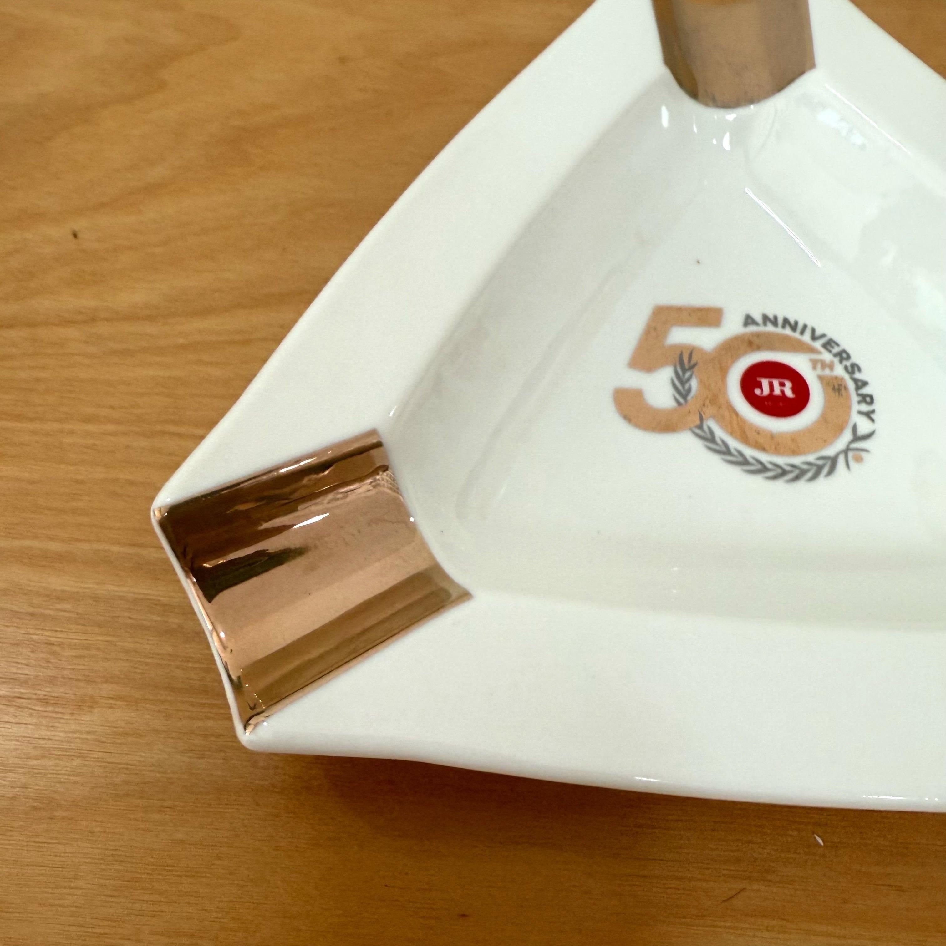 Porcelain 50th Anniversary Cigar Ashtray For Sale
