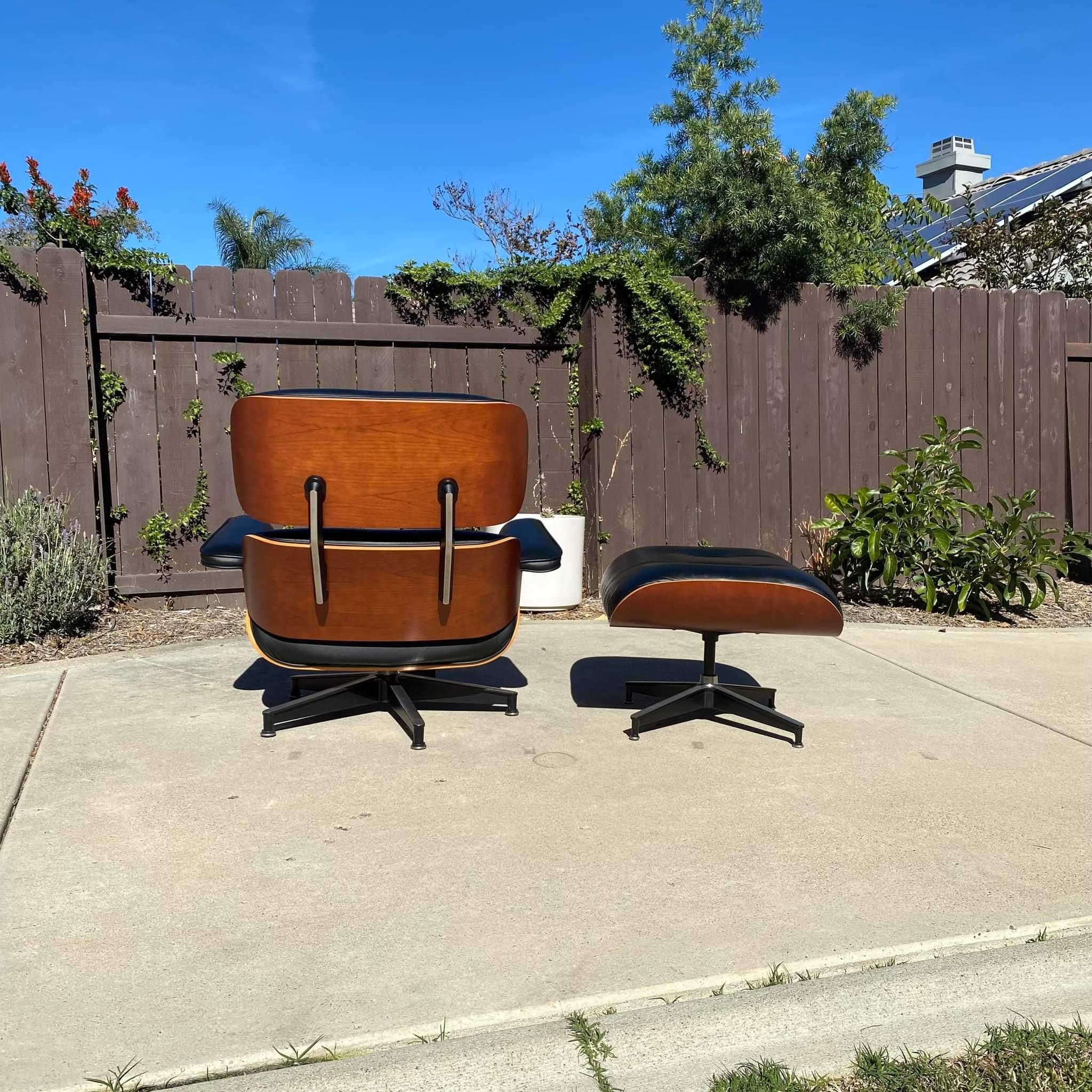 Mid-Century Modern 50th Anniversary Mid Century Modern Eames Lounge Chair and Ottoman