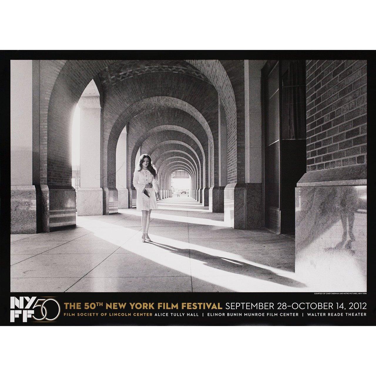 Original 2012 U.S. poster by Cindy Sherman for the 1963 festival New York Film Festival. Very good-fine condition, rolled. Please note: the size is stated in inches and the actual size can vary by an inch or more.
        