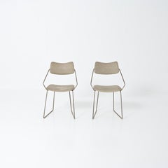 50ties metal dining chair Belgium