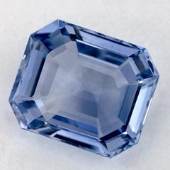 5.1 Ct Blue Sapphire Octagon Cut Loose Gemstone
