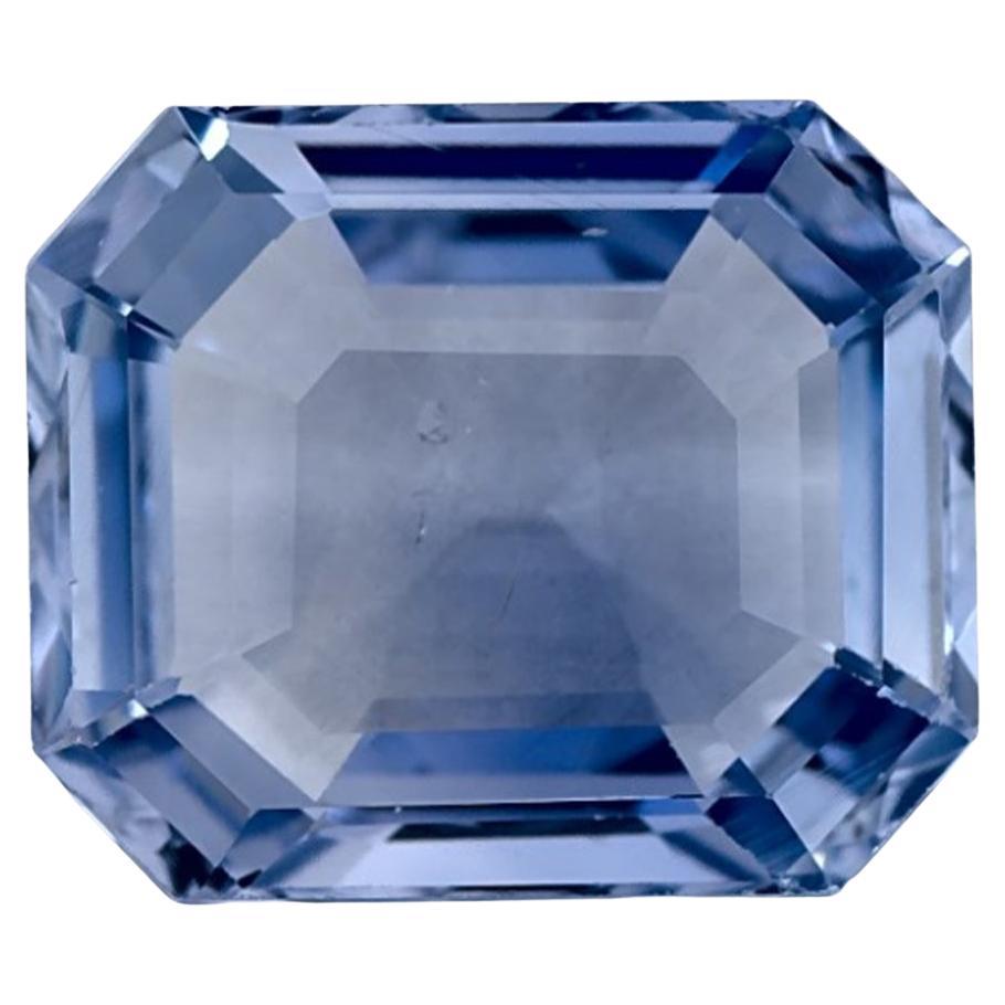 5.1 Ct Blue Sapphire Octagon Cut Loose Gemstone