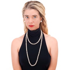 51 Inch Long Pearl Necklace