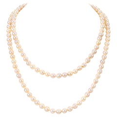 51 Inch Long Pearl Necklace