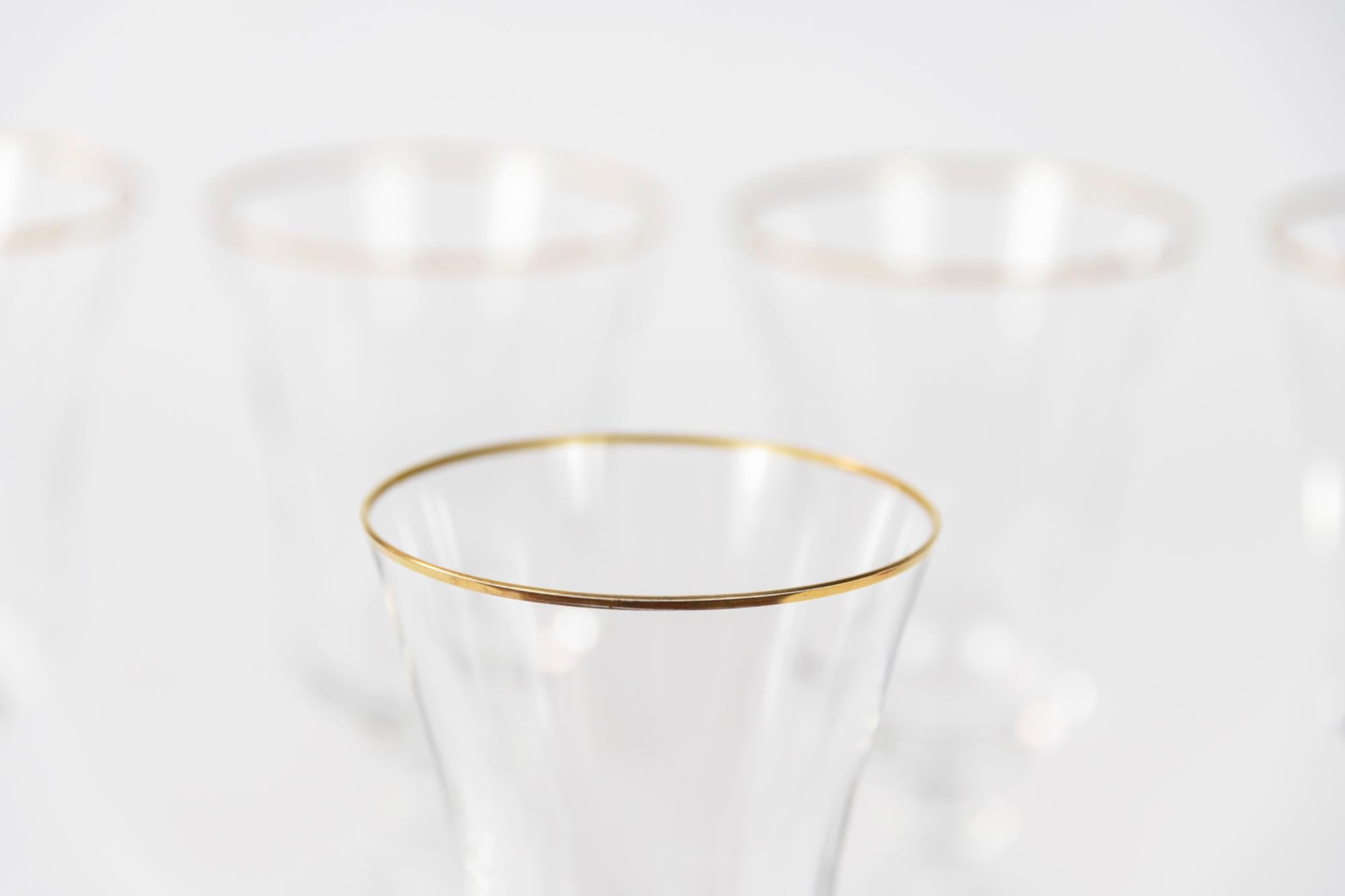 French 45 Pcs. Set of Baccarat Crystal Glasses
