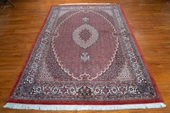 5'1" x 7' Classic Bijar Hand-Knotted Wool & Silk Rug – Fine Turkish Medallion