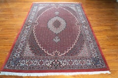 5'1" x 7'2" Persian Bijar Hand-Knotted Wool & Silk Rug – Fine Turkish Medallion