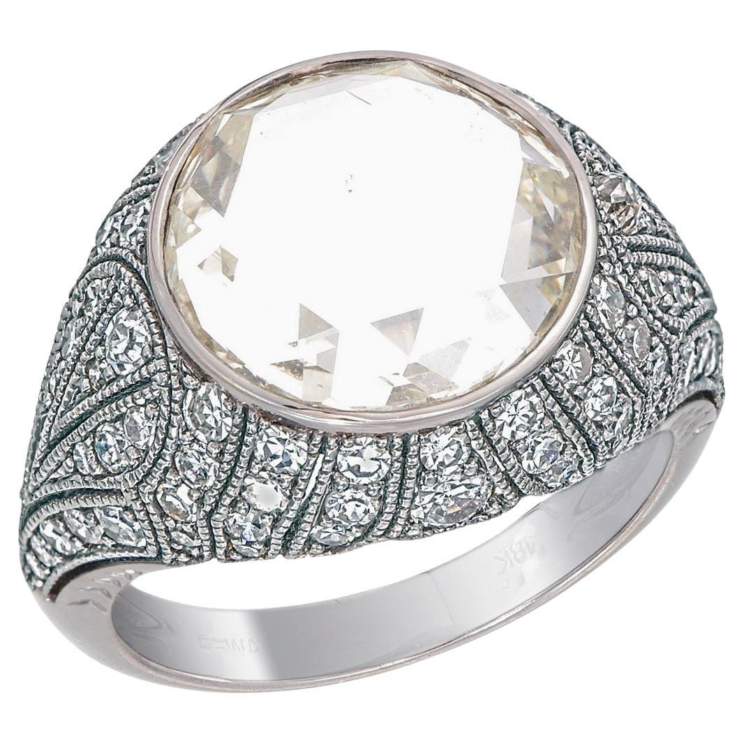 5,10 Karat Diamantring in 18 Karat Weißgold