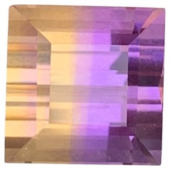 5.00 Carat Natural Loose Ametrine Square Shape Gemstone