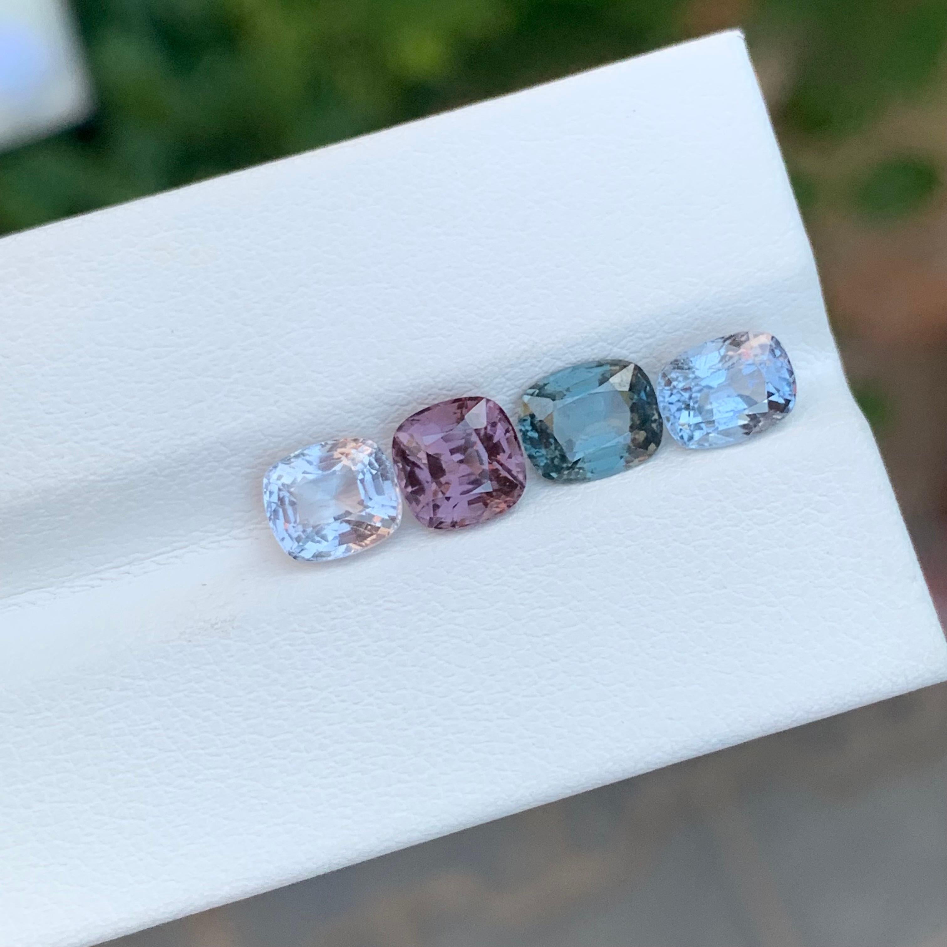 Faceted Spinel Lot

Weight : 5.10 Carat
Sizes: 1.15 To 1.35 Carat
Colour : Purple
Treatment: Non
Shape : Cushion

Spinel is a captivating gemstone prized for its brilliant colors and exceptional clarity. Found in a spectrum of hues, including red,