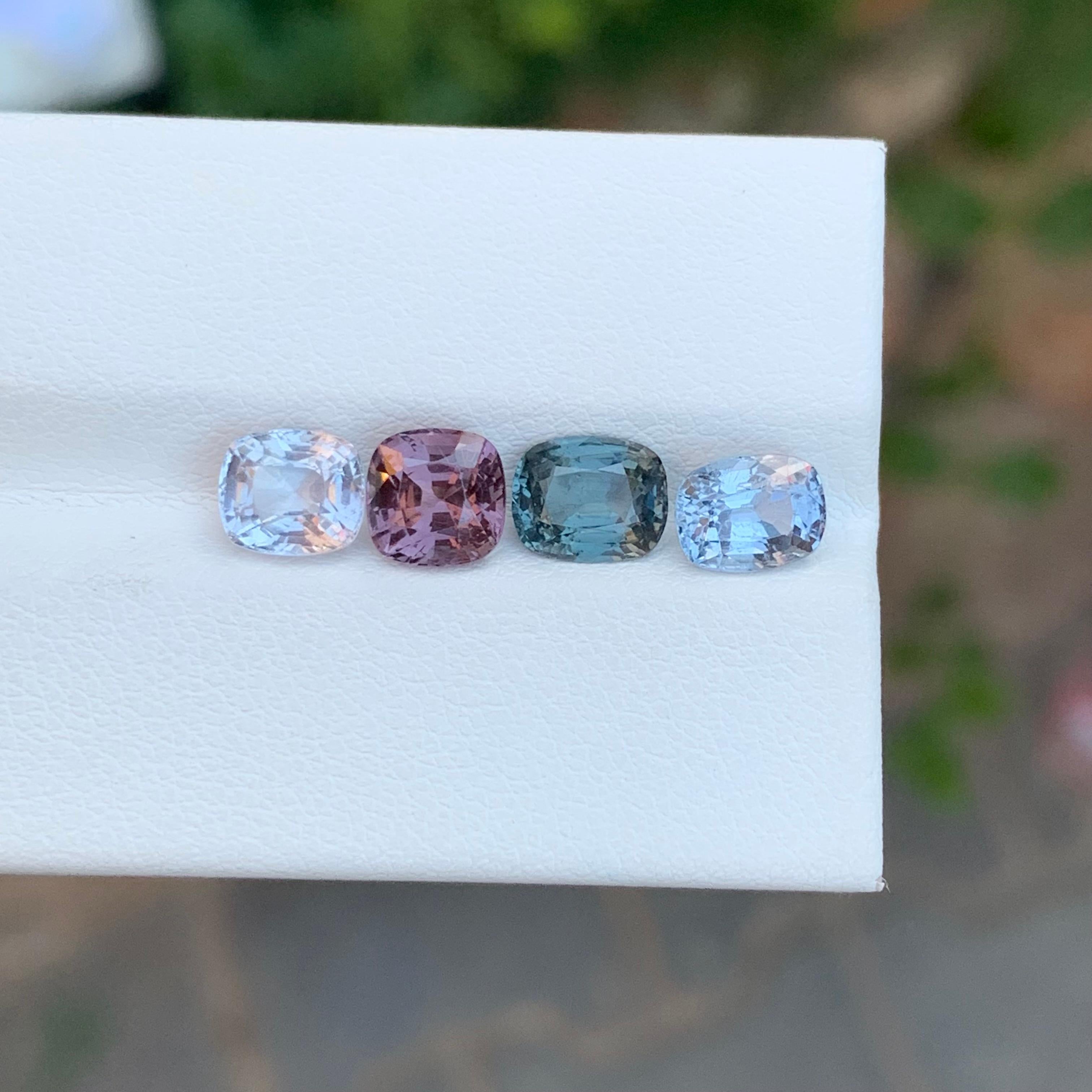 Arts and Crafts 5.10 Carat Natural Loose Spinel Lot For Jewellery Making For Sale
