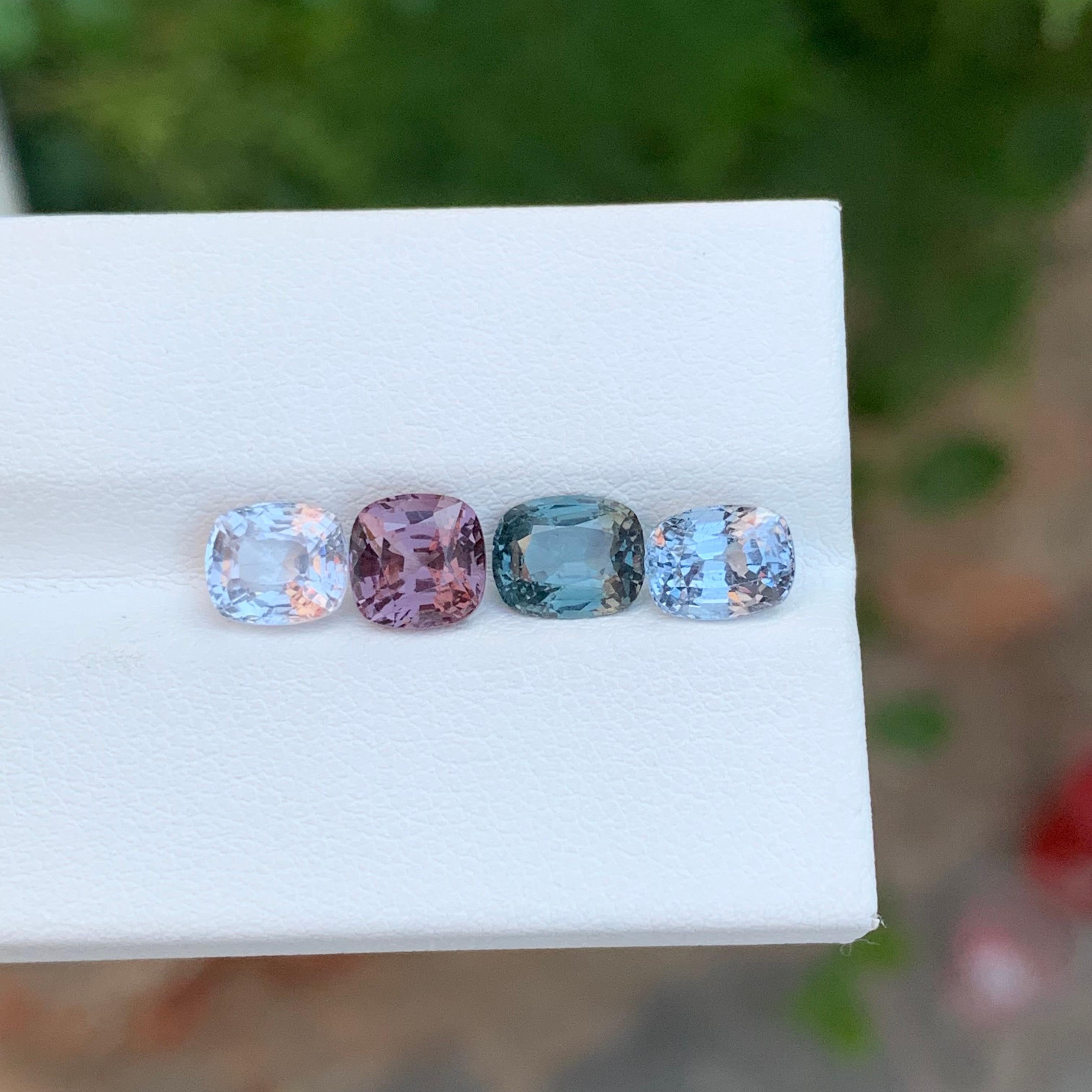 Mixed Cut 5.10 Carat Natural Loose Spinel Lot For Jewellery Making For Sale