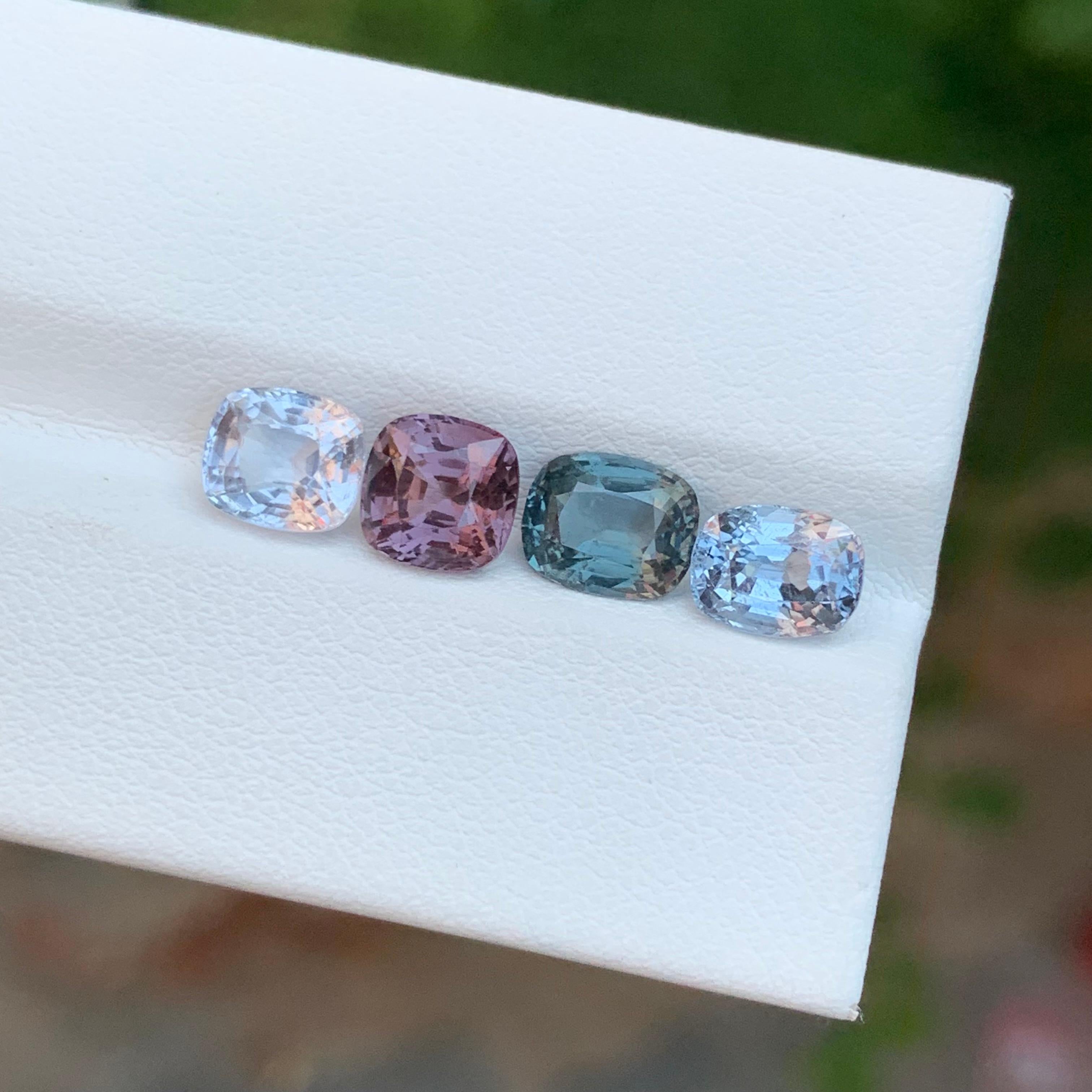 Women's or Men's 5.10 Carat Natural Loose Spinel Lot For Jewellery Making For Sale