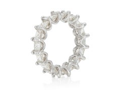 5.10 Carat Princess Cut Diamond Eternity Band