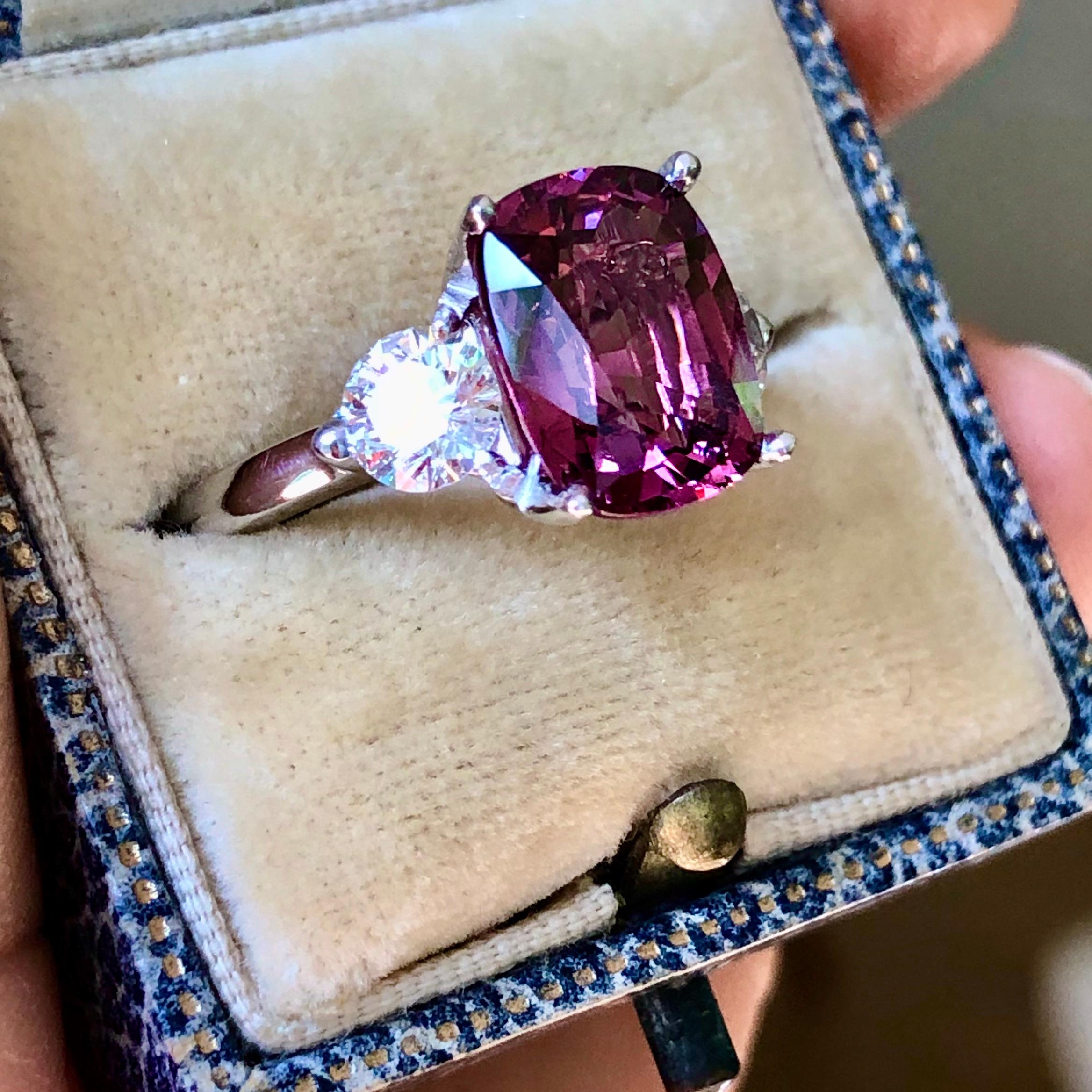 platinum spinel ring