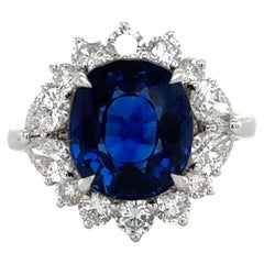 5.10 Carat GRS Certified Sapphire Ring