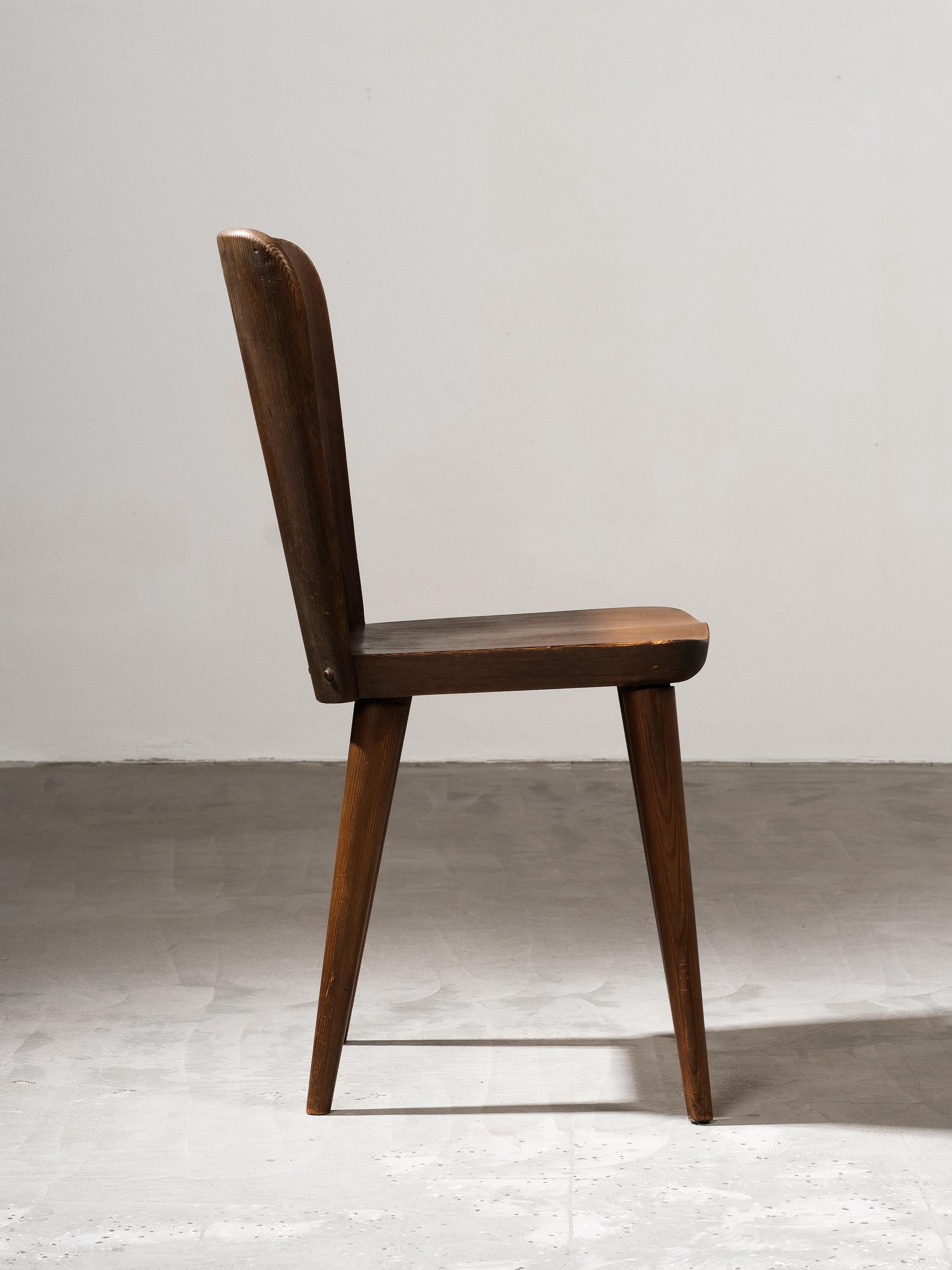 Ensemble de chaises de salle à manger en pin 