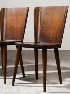 "510" Esszimmerstühle aus Kiefer von Göran Malmvall für Karl Andersson & Söner, 1940er Jahre