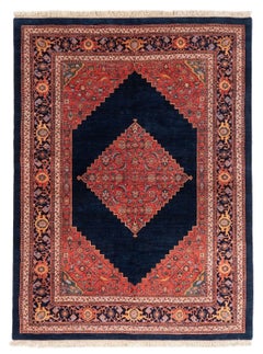 5'10" x 7'9" Classic Bijar Hand-Knotted Wool Rug