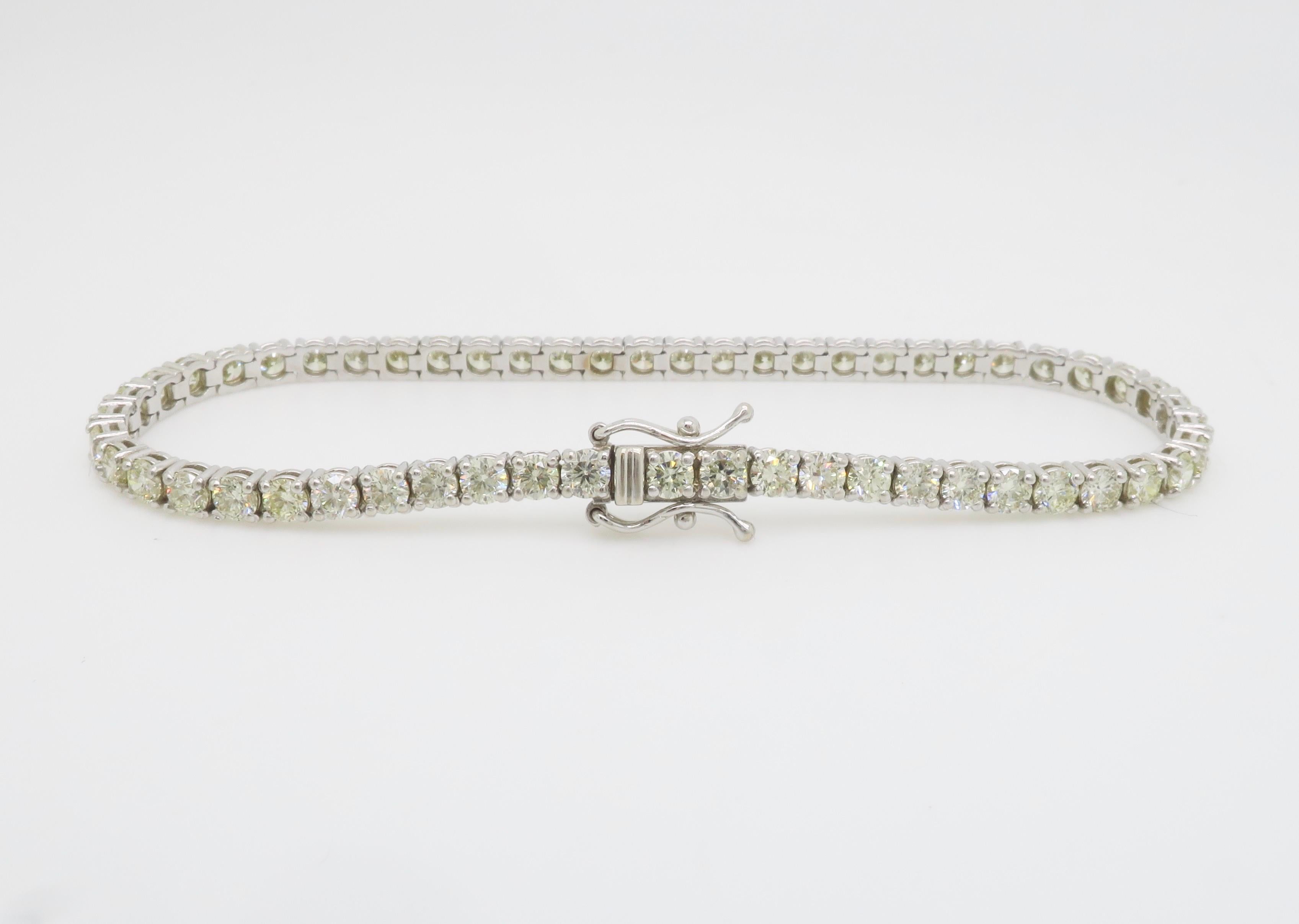 5,10CTW Classic Diamant-Tennisarmband im Angebot 5