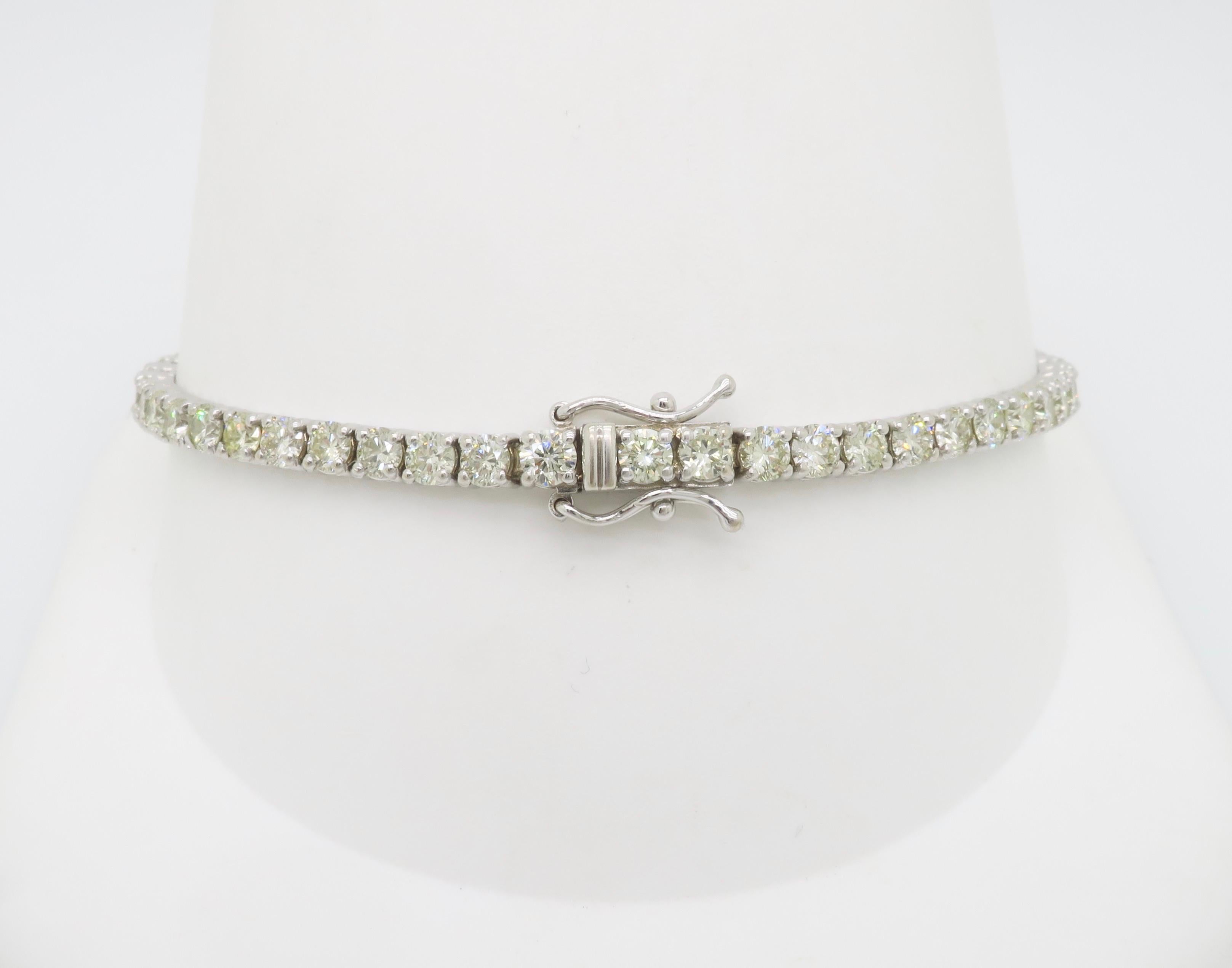 5,10CTW Classic Diamant-Tennisarmband im Angebot 6