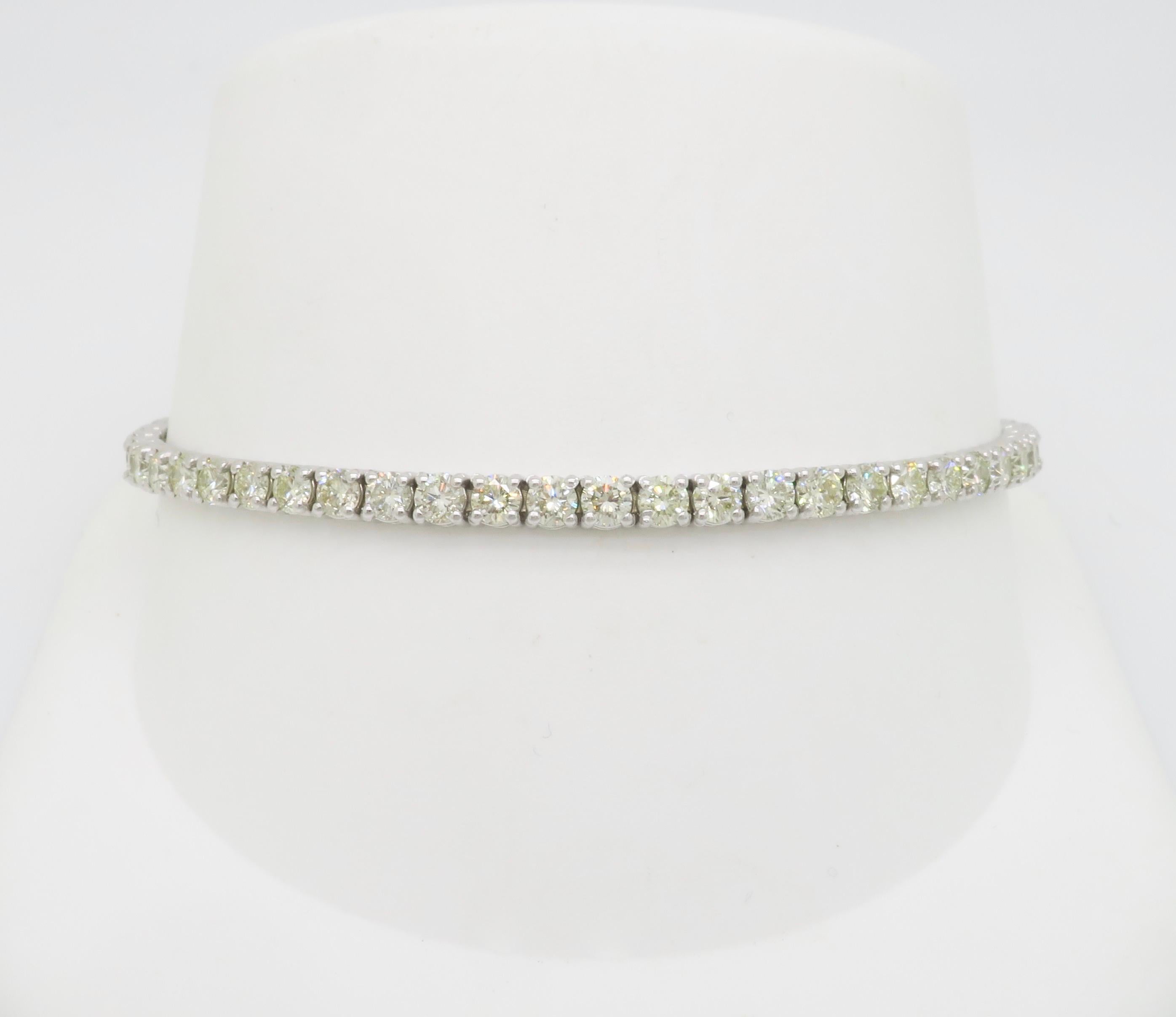 5,10CTW Classic Diamant-Tennisarmband im Zustand „Neu“ im Angebot in Webster, NY