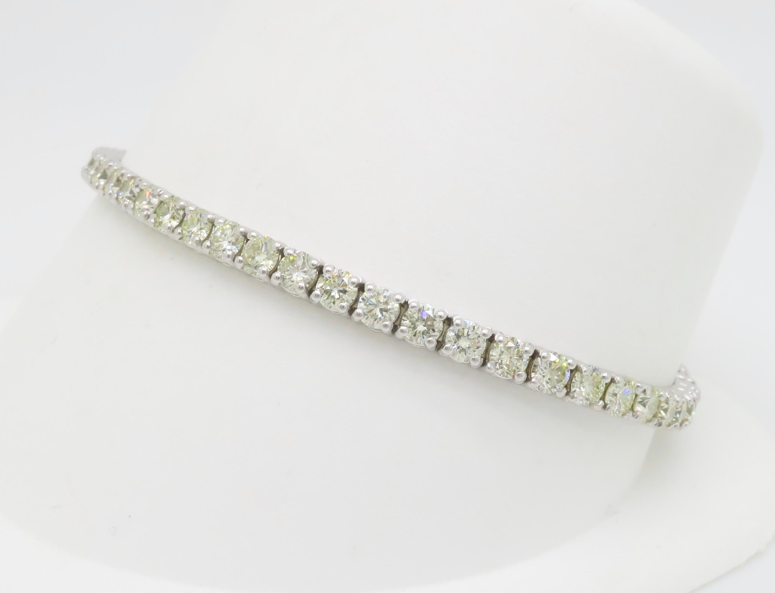 5,10CTW Classic Diamant-Tennisarmband Damen im Angebot