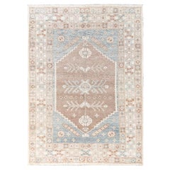 5
10 "x8
6" Baby Rosa Anatolian Village Design Türkischer Knoten Handgeknüpfter Wollteppich