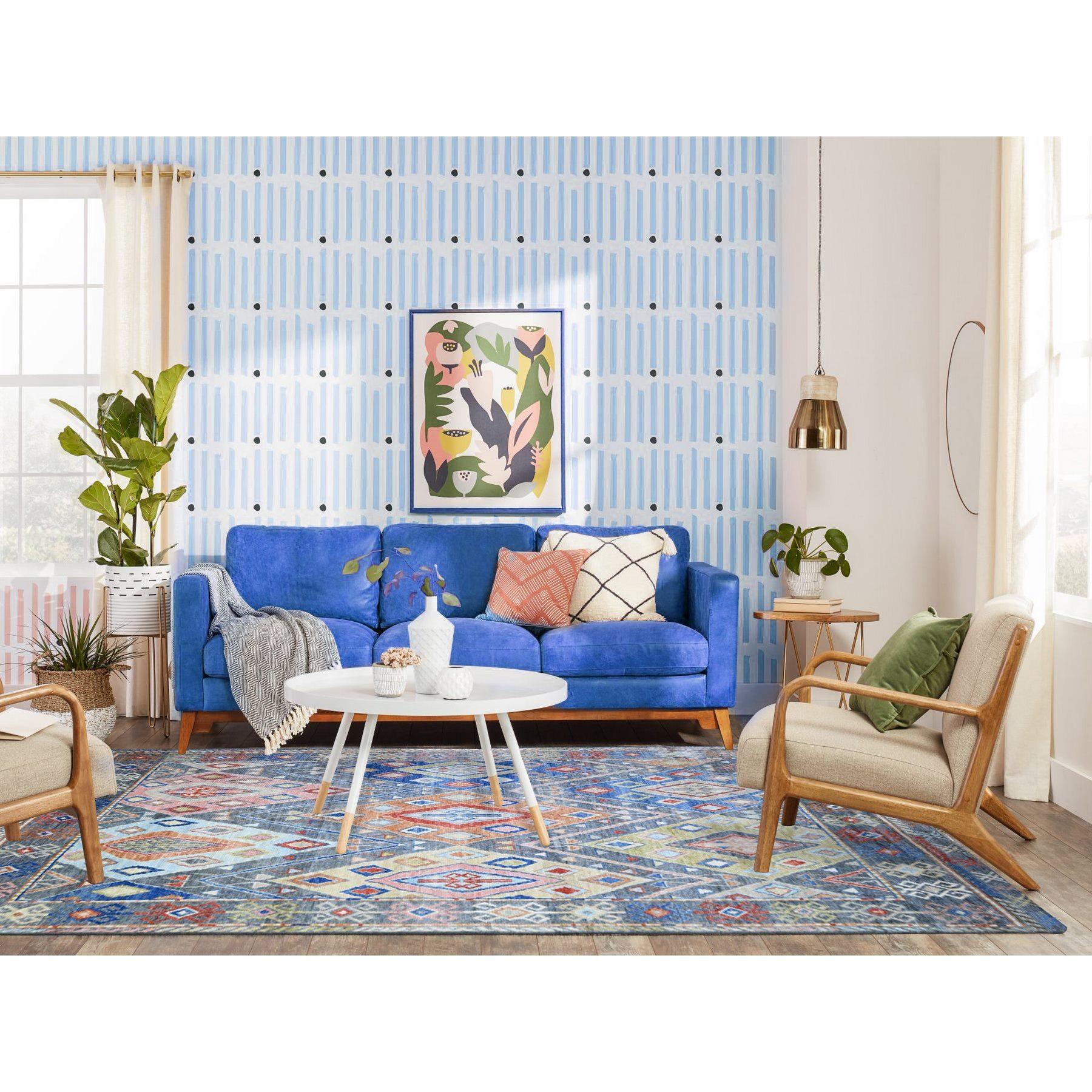Dies ist eine wirklich echte one-of-a-kind bunte, extra weiche Wolle handgeknüpft, anatolischen Dorf inspiriert mit Dreiecken Design natürlichen Farben, Orientteppich. Es wurde monatelang in jahrhundertealten Webtechniken geknüpft von e
Primäre