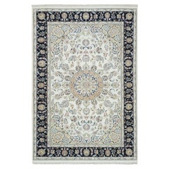 5'10 "x9'1" Avorio, Lana naturale annodata a mano, Nain Design 250 KPSI Rugs