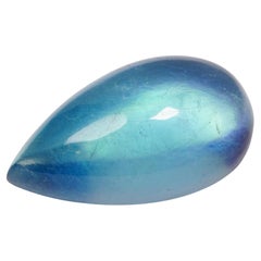 51,19 quilates Aguamarina Azul Calmante Forma de Pera Santa Maria Brasil