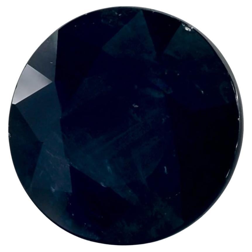 5.13 Ct Blue Sapphire Round Loose Gemstone (pierre précieuse en vrac)