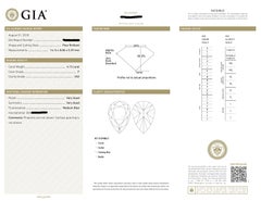 5.13 Carat Platinum Ring, Center, Pear Shape 5.01 F VS2, GIA Certified Diamond
