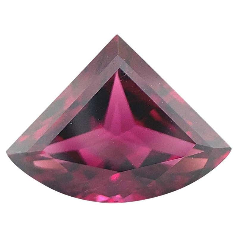 Fine 1.93ct Vivid Pink Purple Rhodolite Garnet Oval Cut Loose Gem IF ...