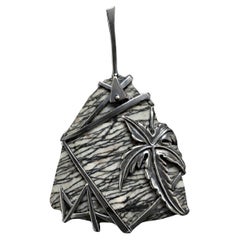 51.3ct Landscape Jasper Pendant in Patinized 925 Silver by Konforti