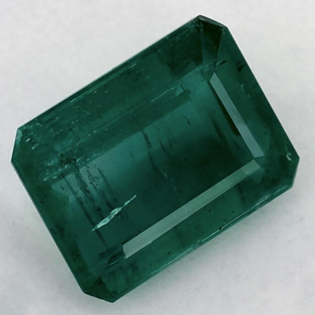Taille octogone 5.14 Ct Emerald Octagon Cut Loose Gemstone (pierre précieuse en vrac) en vente
