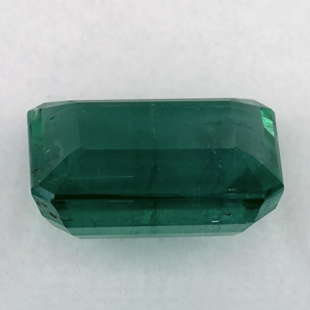 5.14 Ct Emerald Octagon Cut Loose Gemstone (pierre précieuse en vrac) Neuf - En vente à Fort Lee, NJ