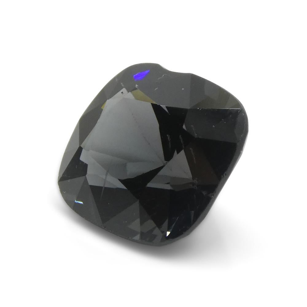 5.14ct Spinello grigio rettangolare a cuscino dalla Birmania in vendita 8