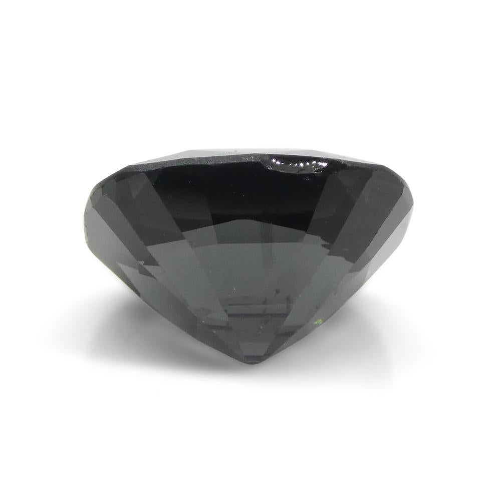 5.14ct Spinello grigio rettangolare a cuscino dalla Birmania in vendita 9