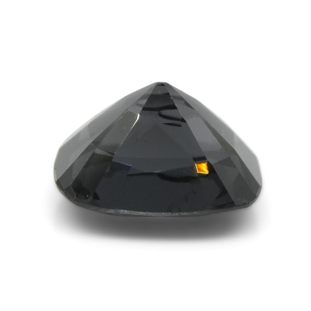 5.14ct Spinello grigio rettangolare a cuscino dalla Birmania in vendita 10