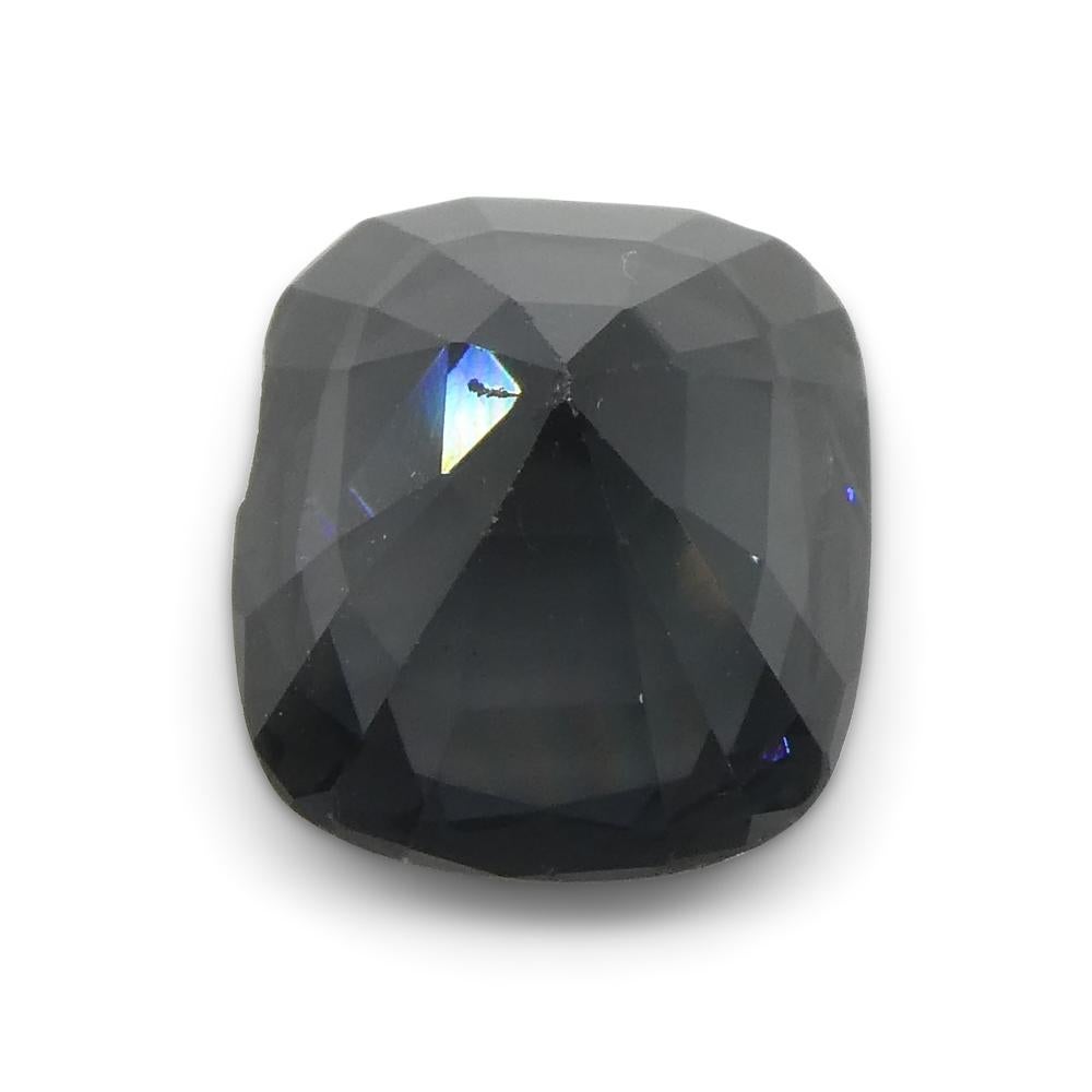 5.14ct Spinello grigio rettangolare a cuscino dalla Birmania in vendita 11