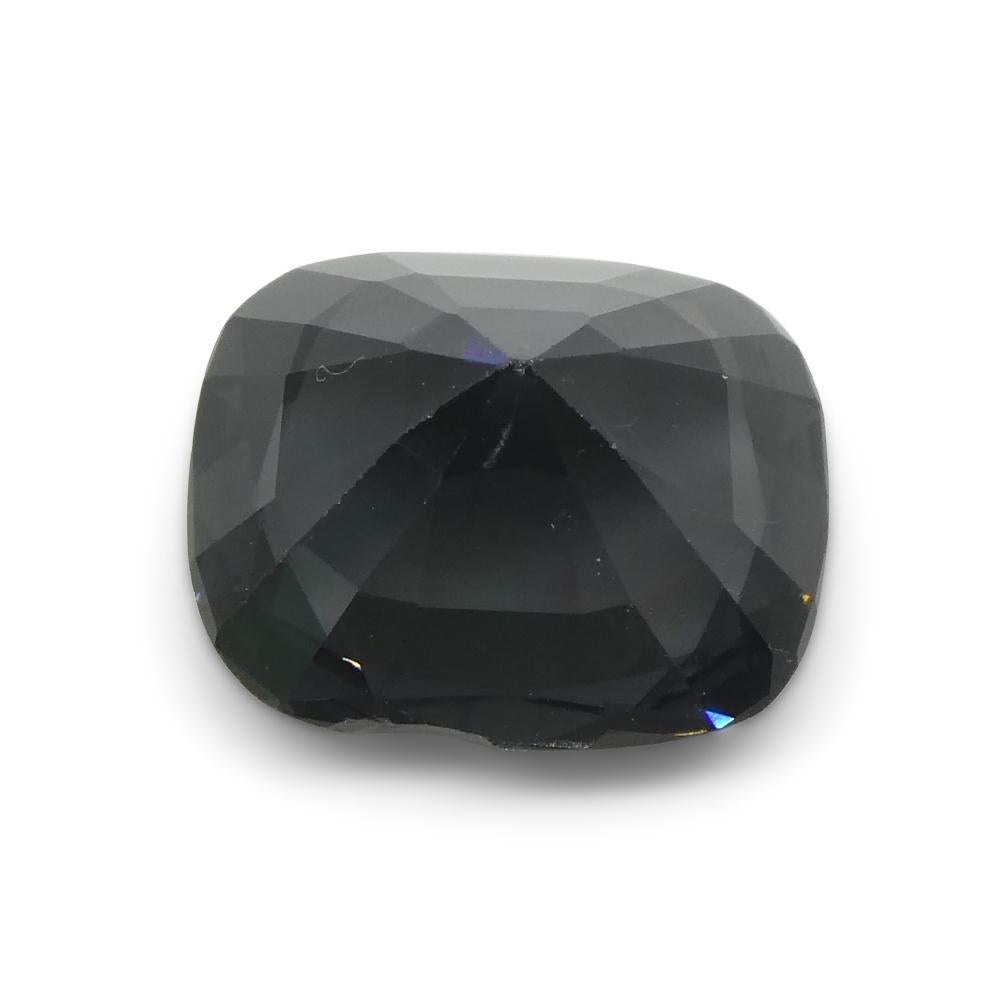5.14ct Spinello grigio rettangolare a cuscino dalla Birmania in vendita 12