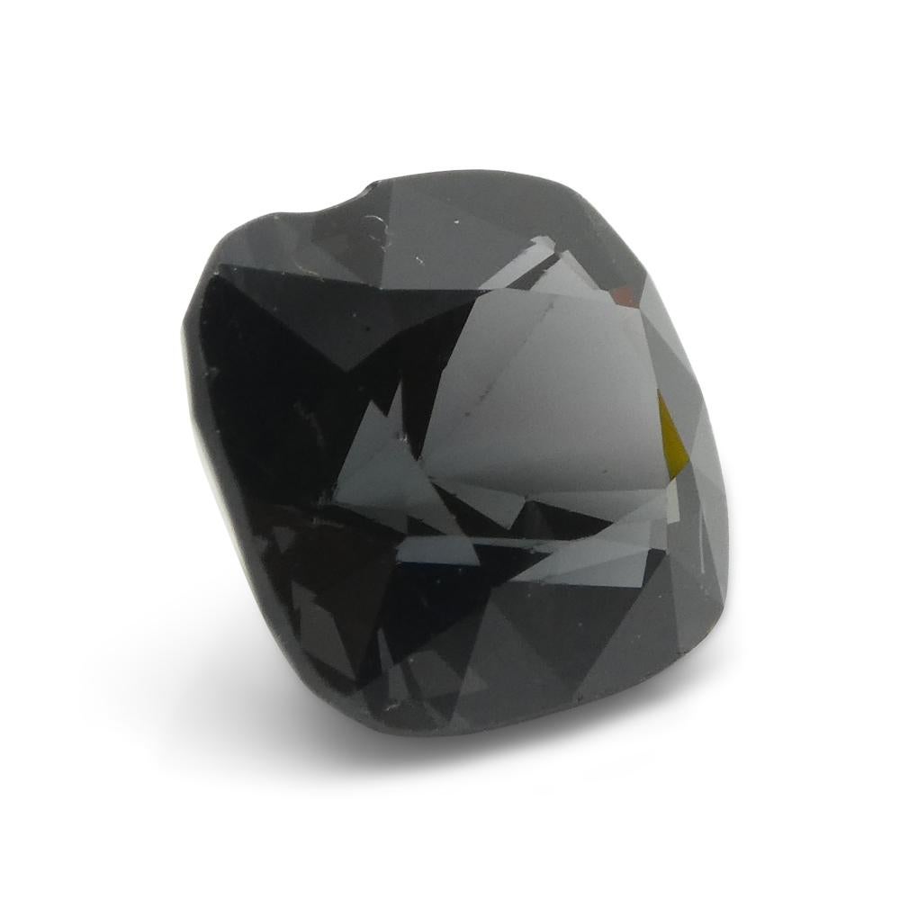 5.14ct Spinello grigio rettangolare a cuscino dalla Birmania in vendita 5
