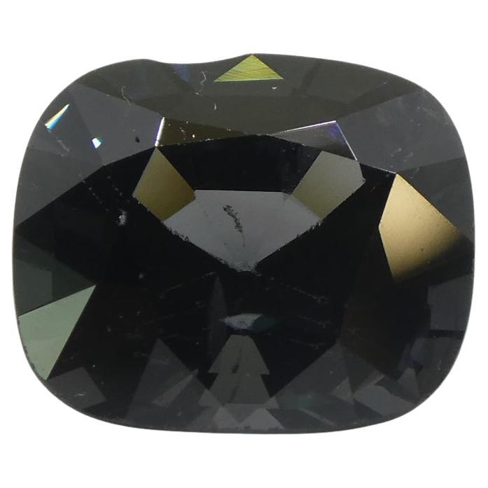 5.14ct Spinello grigio rettangolare a cuscino dalla Birmania