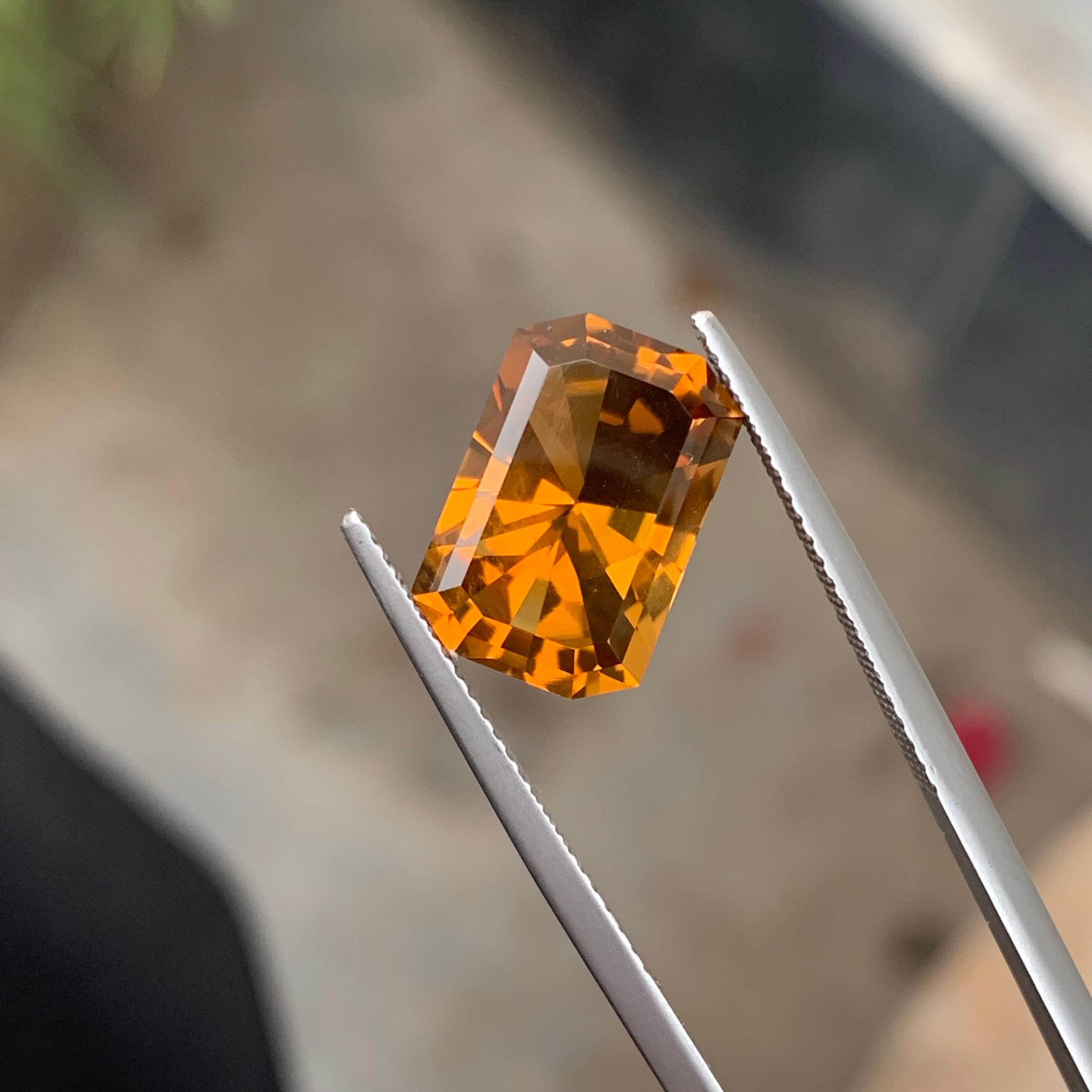Faceted Honey Citrine
Weight : 5.15 Carats
Dimensions : 13.1x8.8x7.1 Mm
Clarity : Eye Clean 
Origin : Brazil
Color: Yellow
Shape: Emerald
Certificate: On Demand
Month: November
.
The Many Healing Properties of Citrine
Increase Optimism, And Sunny