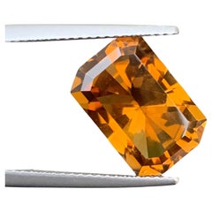 5.15 Carat Natural Loose Fancy Cut Citrine Gemstone November Birthstone 