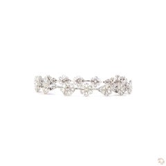 Pulsera de oro con un diamante de 5.15 quilates con corte rosa