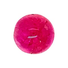 5.16 Carat GIA Certified Unheated Burmese Ruby Cabochon