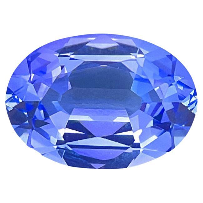 5.16 Ct AIG Certified Precision cut unheated Tanzanite zoisite loop clean