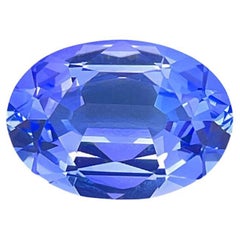 5.16 Ct AIG Certified Precision cut unheated Tanzanite zoisite loop clean